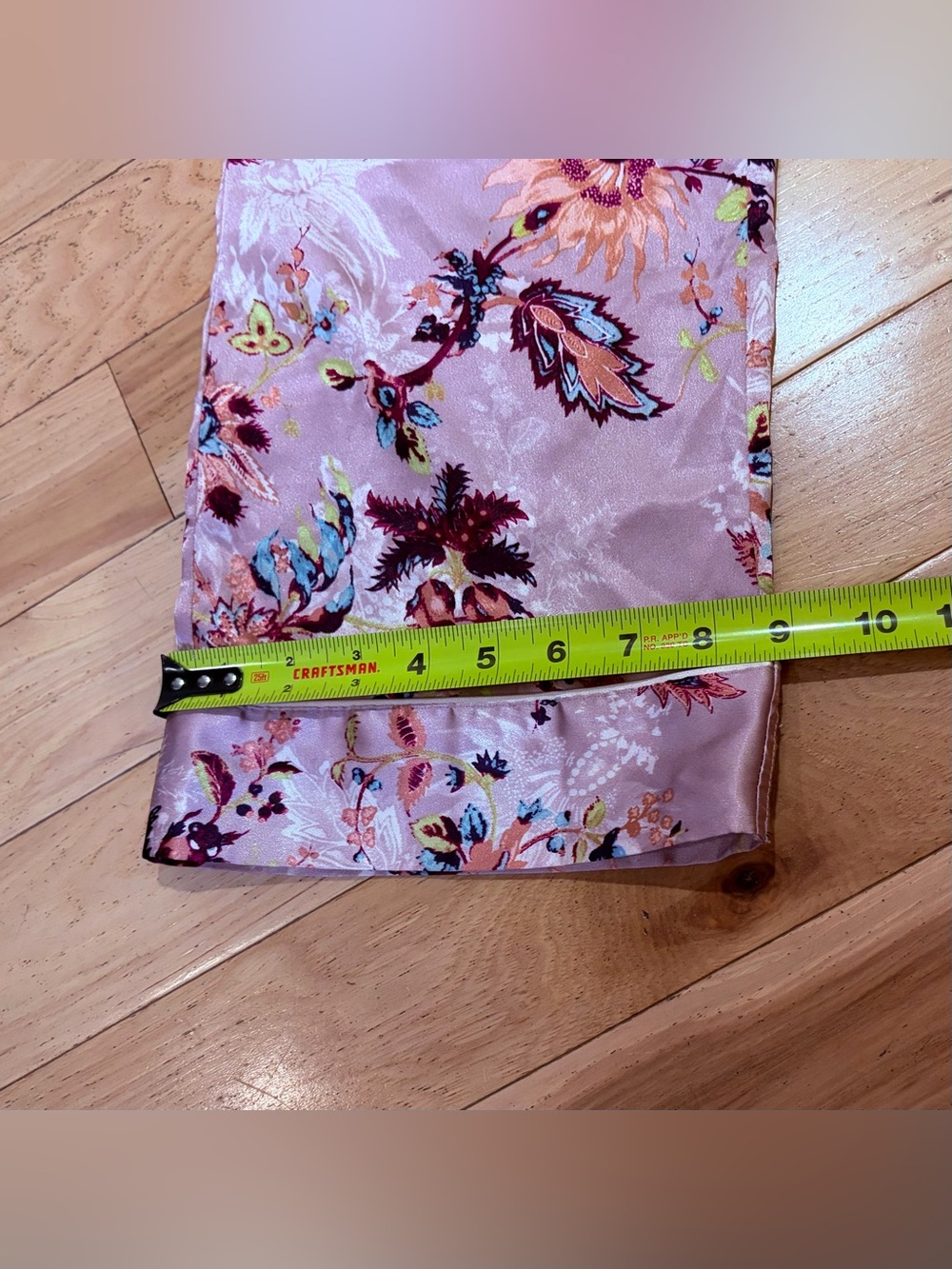 Victoria’s Secret Lilac Purple Botanical Floral Satin Pajama Set - Size Small - Picture 13 of 15